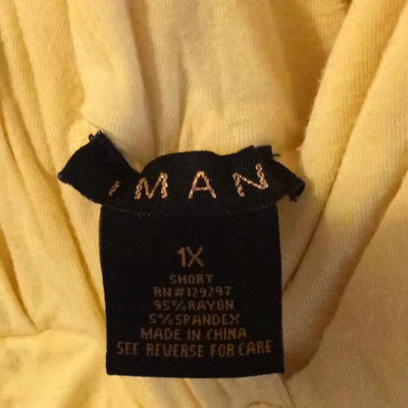 EUC,IMAN,1XP,Cotton,Yellow step in design,gathered waist,sleeveless,maxi dress - Picture 5 of 7